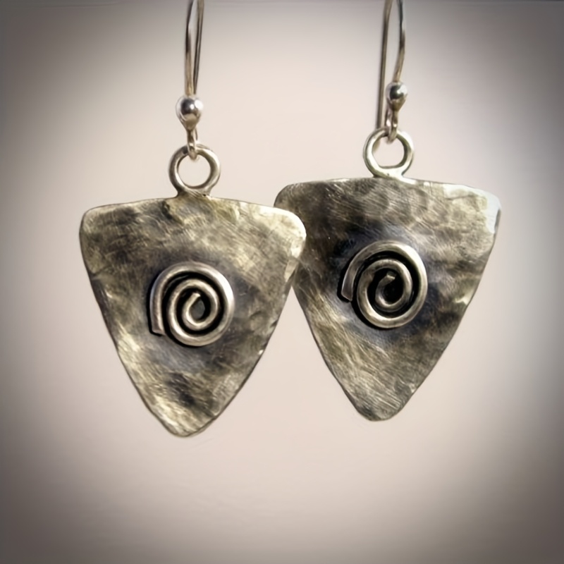 Antique Statement Earrings Large Drop Dangling Gift for Her